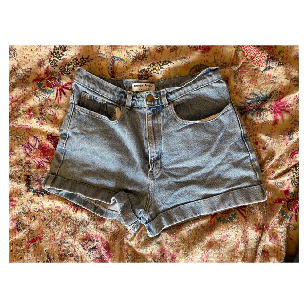 Original American Apparel jean shorts